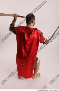 MARCUS STANDING POSE WITH SWORD AND SPEAR